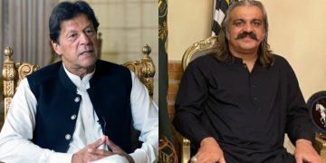 pti founder pti imran khan and ali amin gandapur