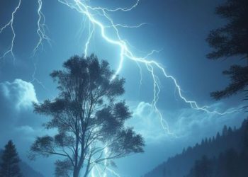 lightning sky