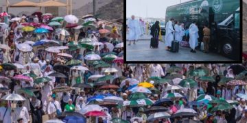 Image of Hajj Pilgrims in Saudi Arabia