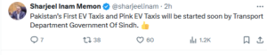 Screenshot of Sharjeel tweet