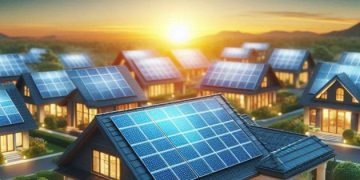 Picture of Solar Panel Plates Installed on Roofs