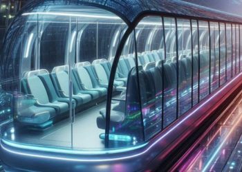 Image of tourism glass train