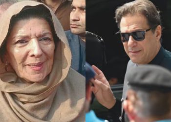 Aleema Khan and Imran Khan Pic