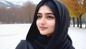 Pakistan Beautiful Girl Face Tips in Winter 