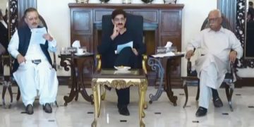 Meeting of Murad Ali Shah in Sindh, Karachi