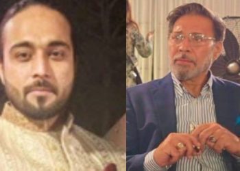 Khawar Maneka and his son Musa Pic