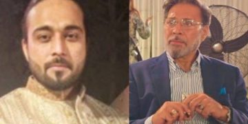 Khawar Maneka and his son Musa Pic