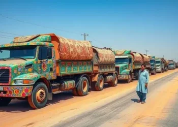 Image of Trucks or Road