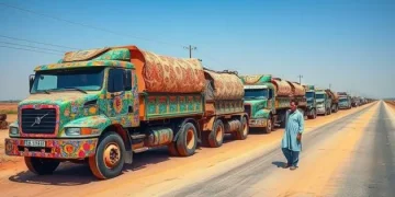 Image of Trucks or Road