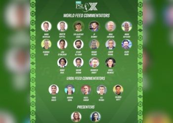 PSL 2025 English, Urdu Commentators Image with Name
