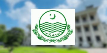 Govt of Punjab Logo and in background in secretariat house