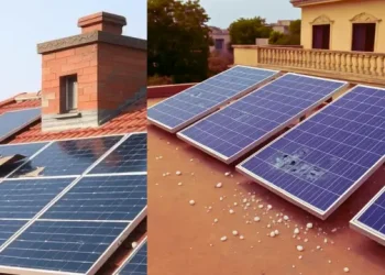 Pakistan Solar Panels Damaged
