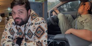 Youtuber Ducky Bhai Sleep during driving