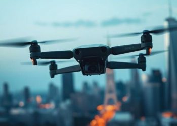 Image of drone camera in Air
