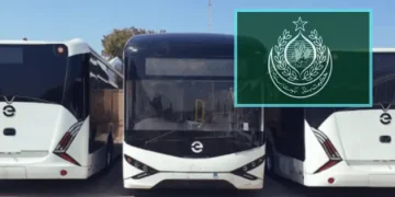 Sindh Govt Electric Bus