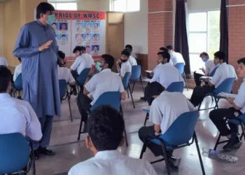 Students Busy During Paper Attempt