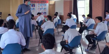 Students Busy During Paper Attempt