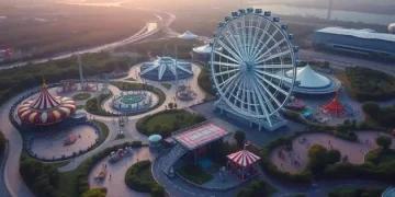 Ferris Wheel in Theme Park