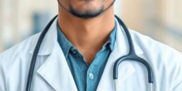 Medical Student in Uniform