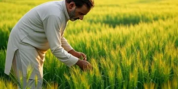 Farmer Busy in Work