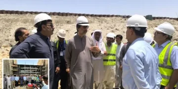 Sukkur Barrage Gates Constructors and Minister