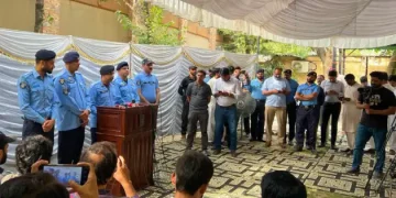 Islamabad police DIG media talk