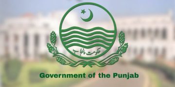 Punjab Gov Logo and background in CM Secretariat