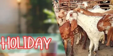 Holidays of Eidul Adha