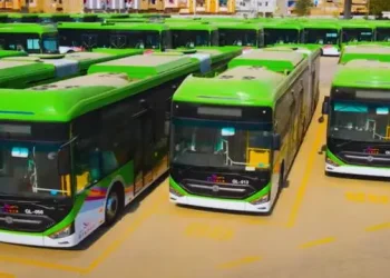 Image of Green Buses Karachi