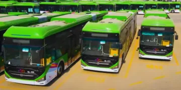 Image of Green Buses Karachi