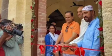 Image Show Karachi Mayor Murtaza Wahab inaugurating the Meat Market
