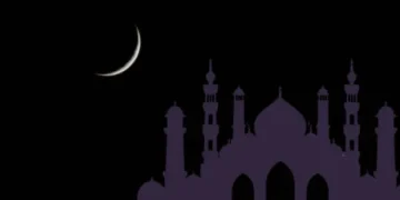 moon sky mosque