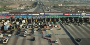Toll Plaza of Motorway