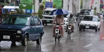 Rainfall on Road