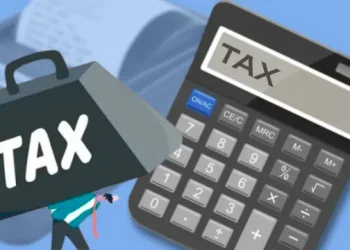symbolic picture Tax, Calculator