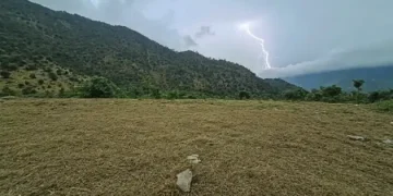 lightning clouds rain